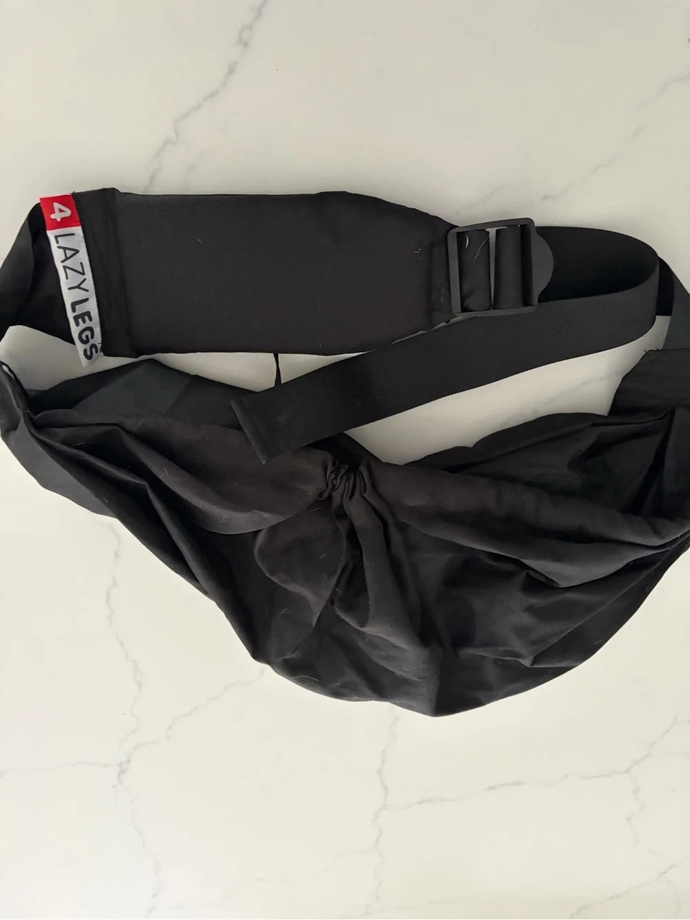 4 Lazy Legs Dog Pouch Adjustable Carrier. Like new. Bought in the UK. Black.
